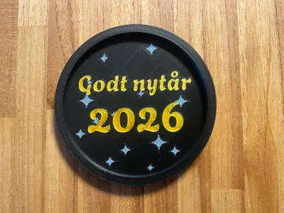 Coaster for New Year 2026