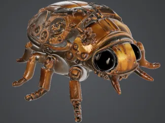 Steampunk Beetle mini Figur