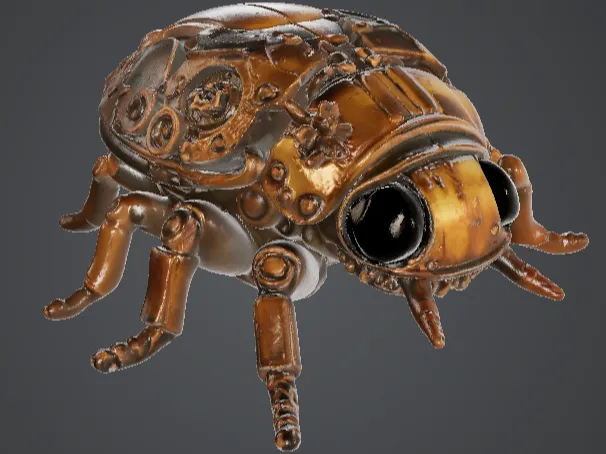Steampunk Beetle mini Figur