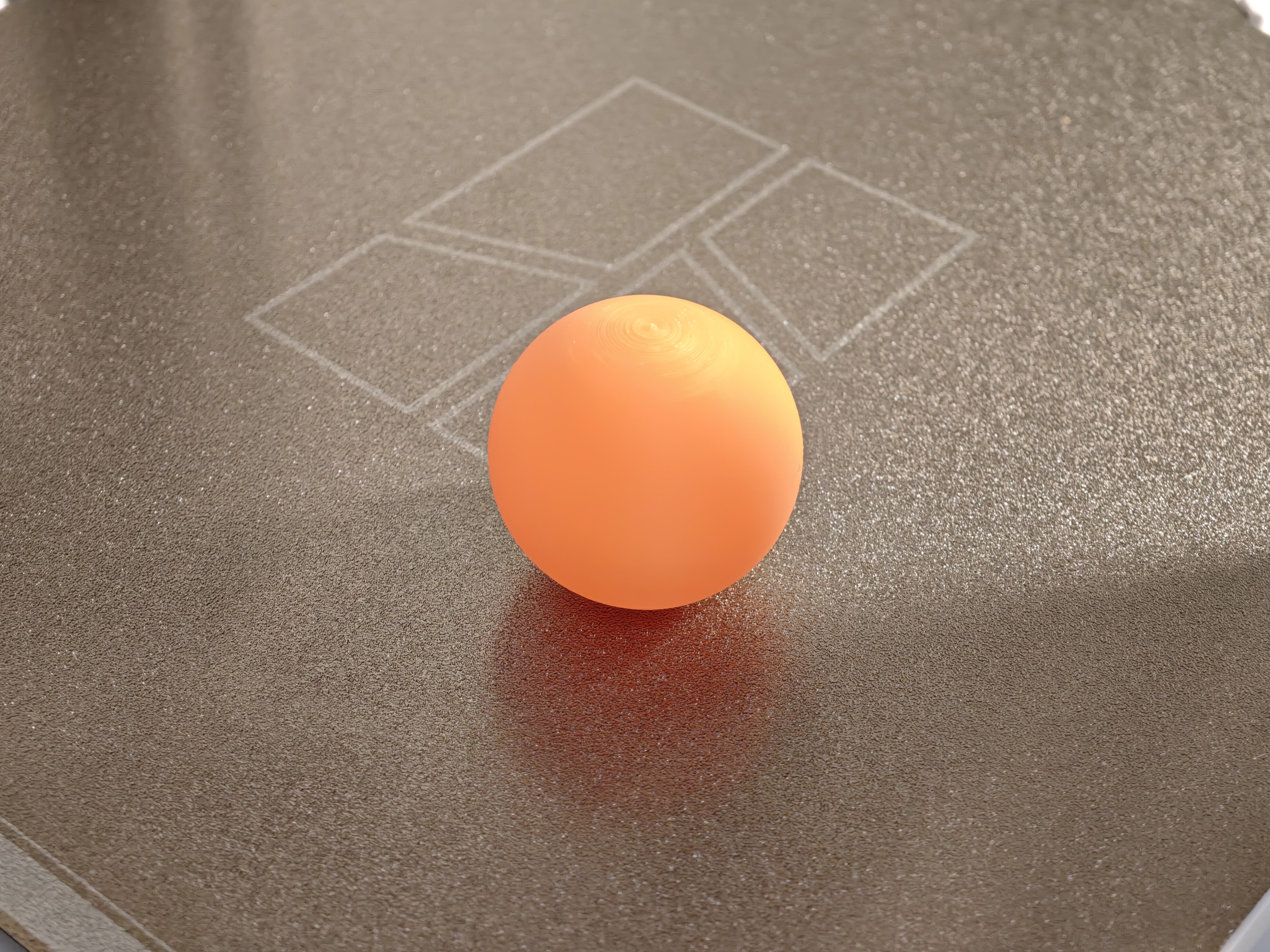 Miniatura 2 do modelo 3D 标准乒乓球 空心小球 直径40mm 重量3g