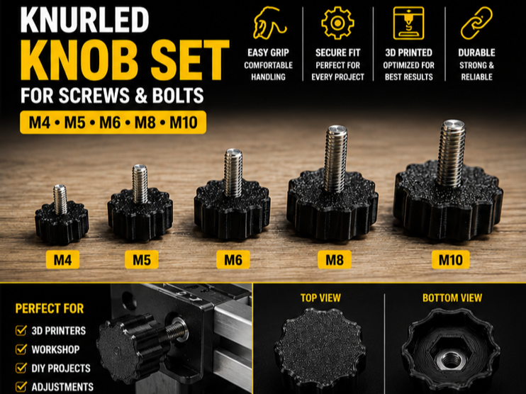 Universal Thumb Knob Set  M4–M10