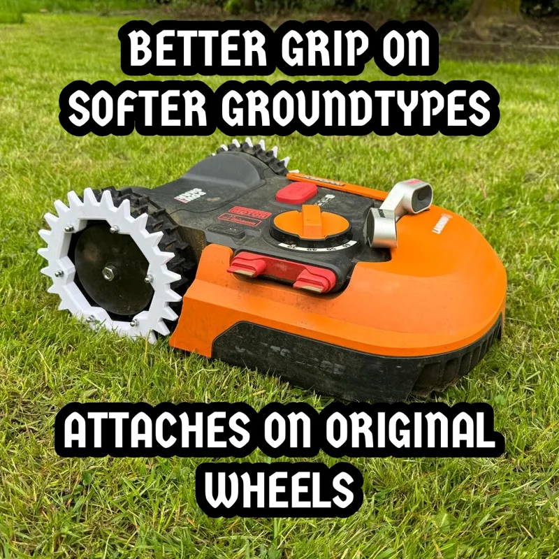 Worx Landroid M500 robot mower wheel upgrade