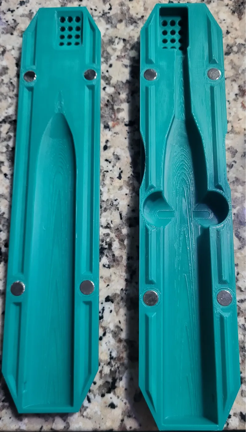 Philips Sonicare case w/ air holes magnet adapters