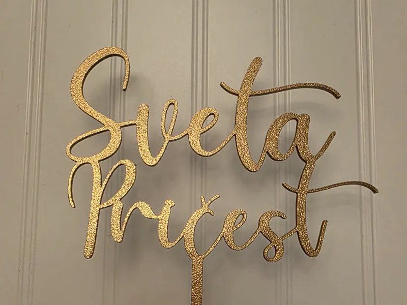 Cake Topper Sveta Pricest