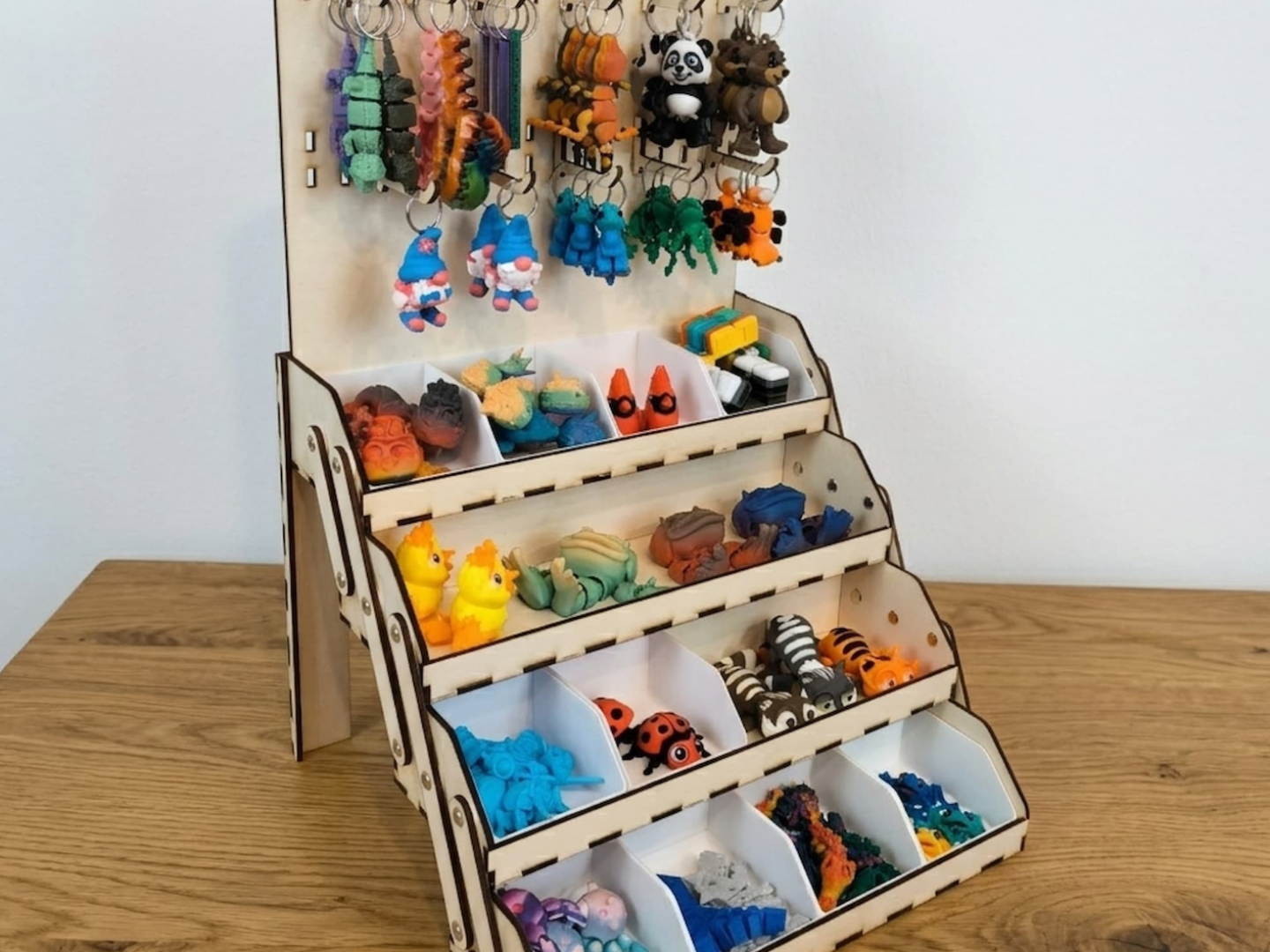 Keychain and Jewelry Display Trays Organizer Boxes