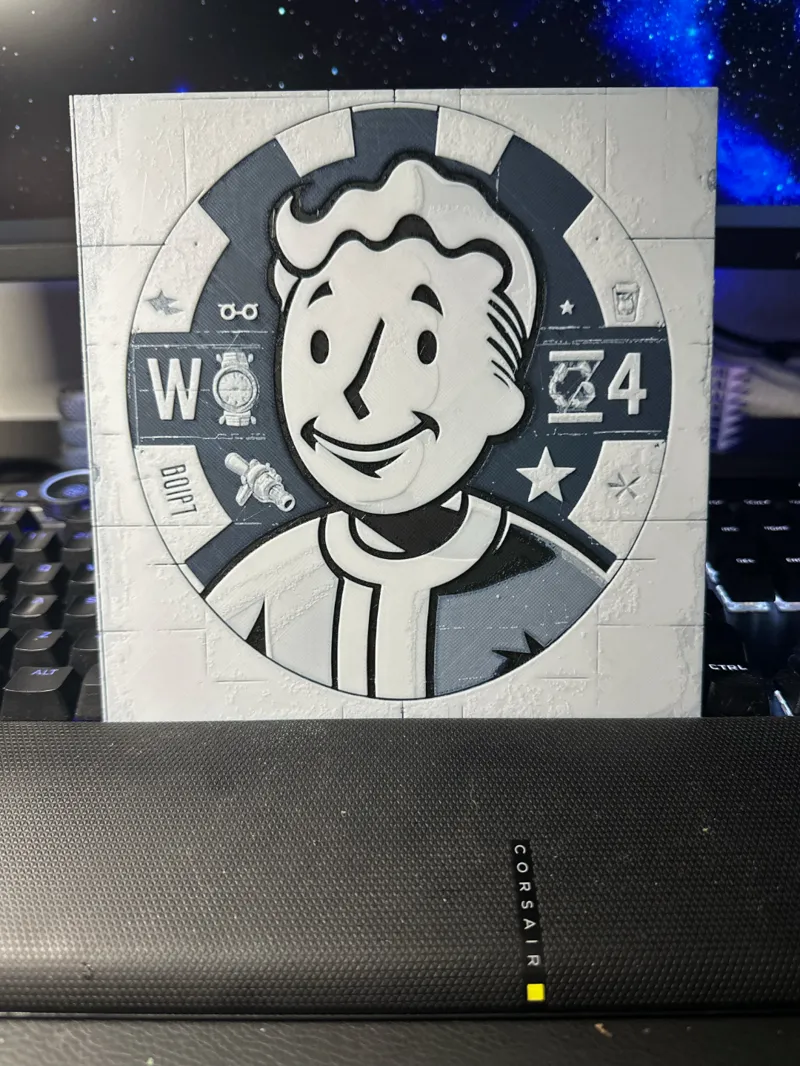 Vault boy poster Hueforge