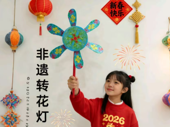 非遗转花灯