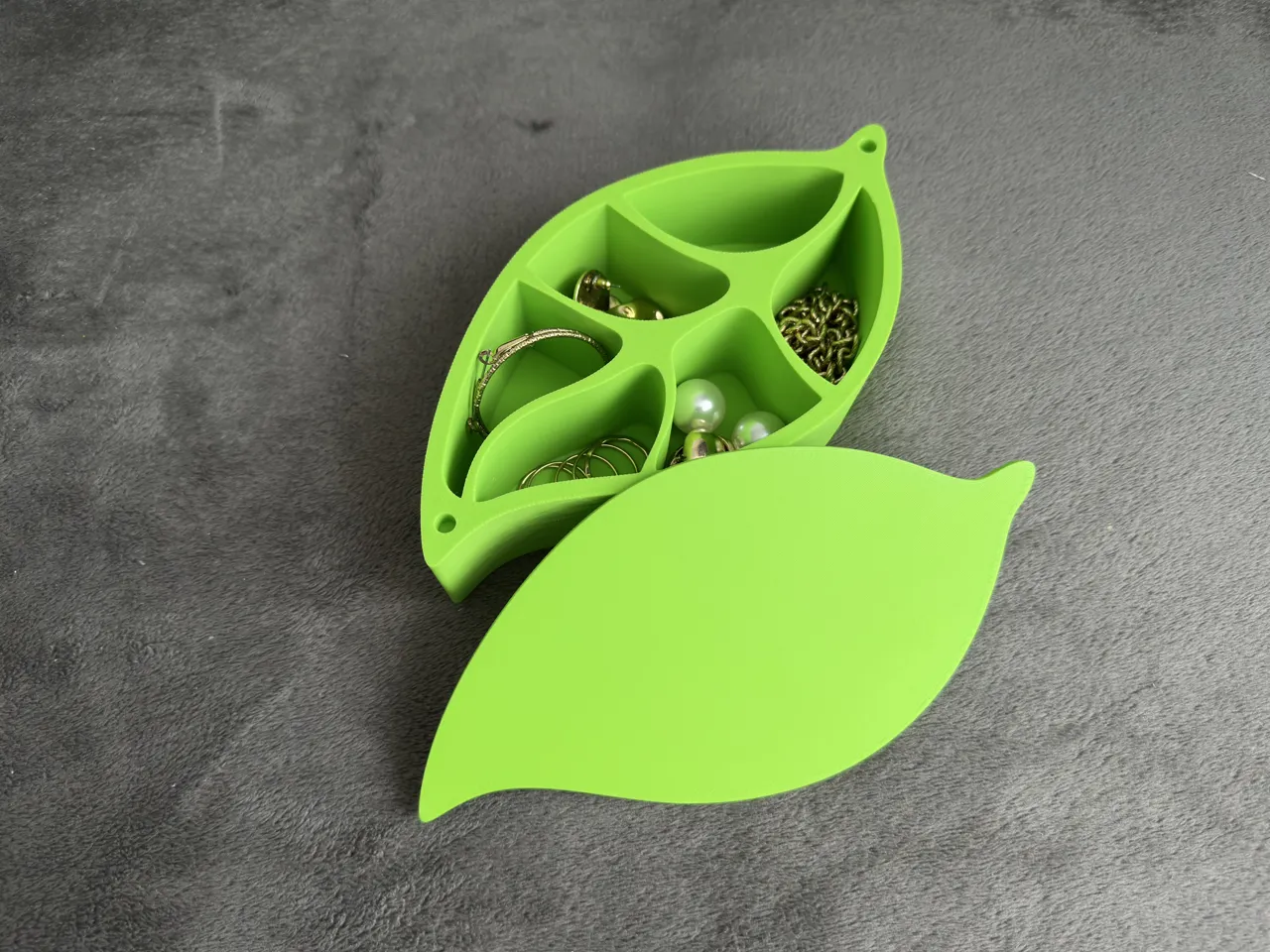 Leaf Jewelry Box - for Rings, Earrings & More view 2