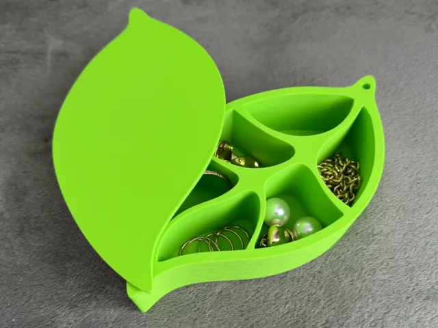 Leaf Jewelry Box - for Rings, Earrings & More