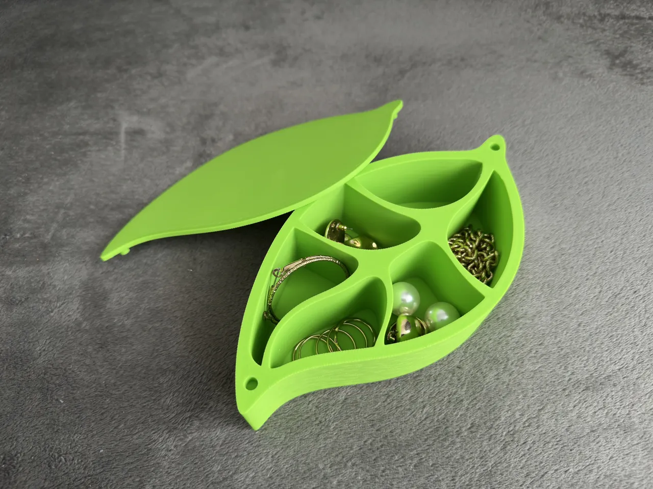 Leaf Jewelry Box - for Rings, Earrings & More view 3
