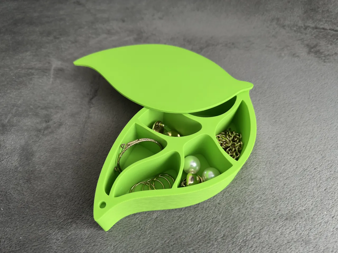 Leaf Jewelry Box - for Rings, Earrings & More view 4