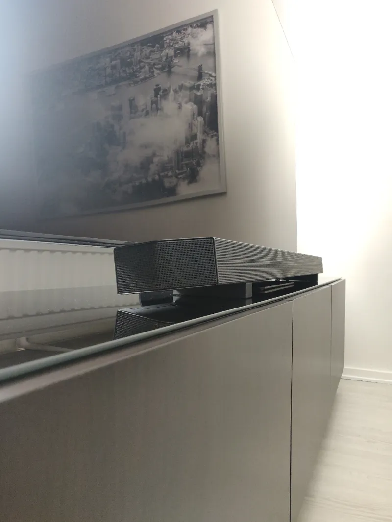 Samsung HW-Q930B soundbar angled stand 