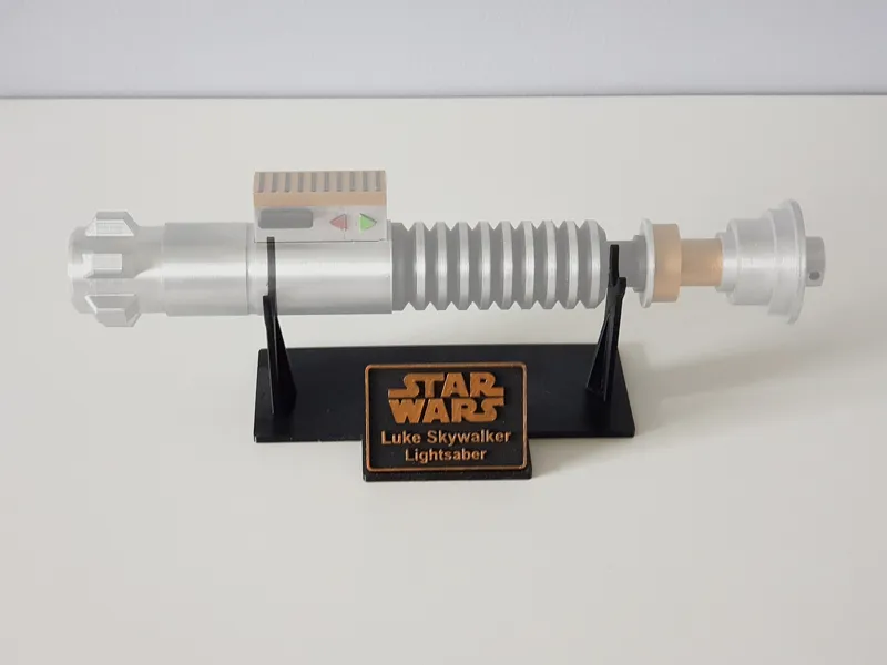 LUKE SKYWALKER'S LIGHTSABER STAND