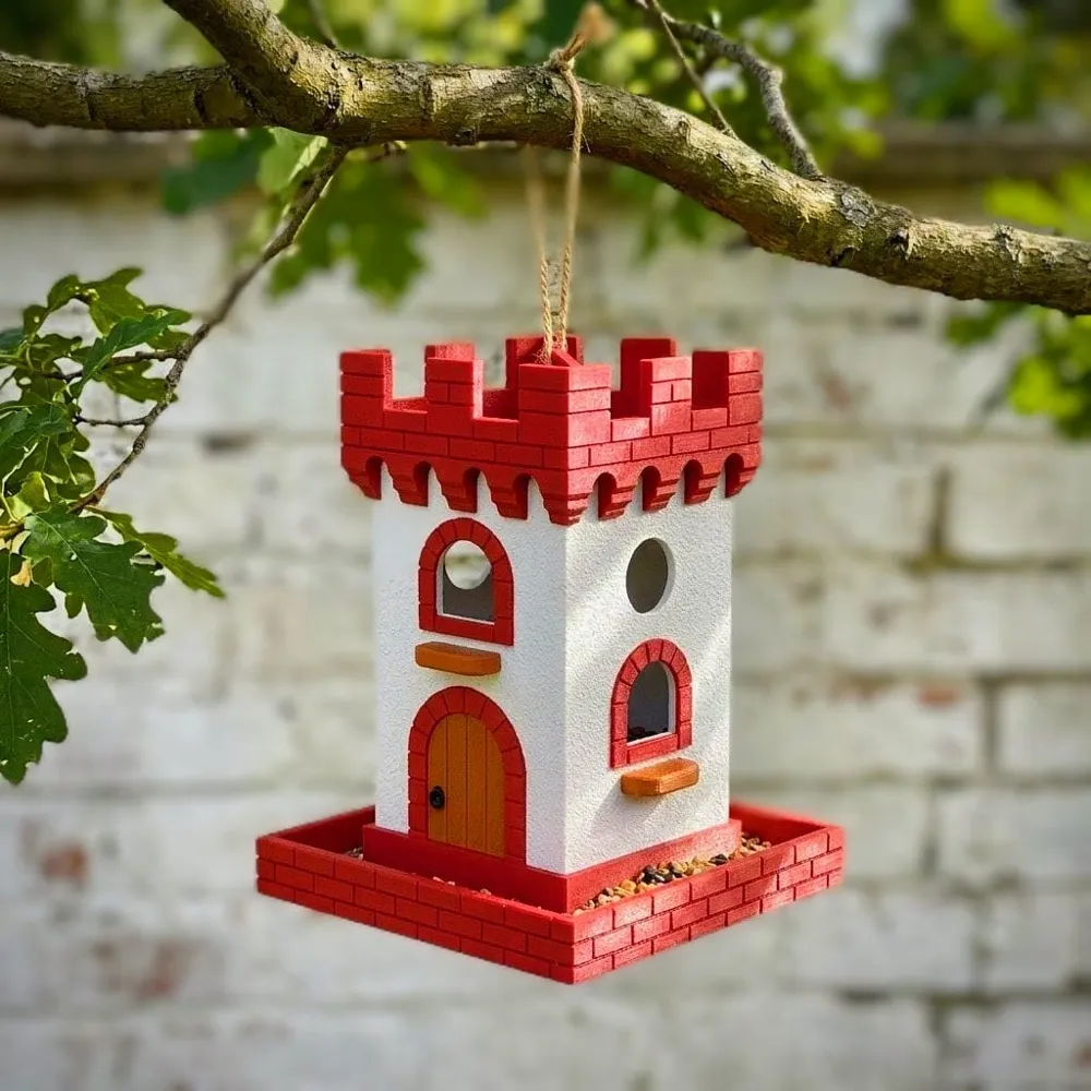 Castle Bird Feeder - Multi-Part Design - No AMS - Free 3D Print Model ...