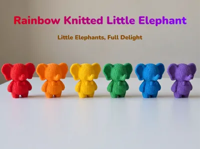 Knitted Elephant