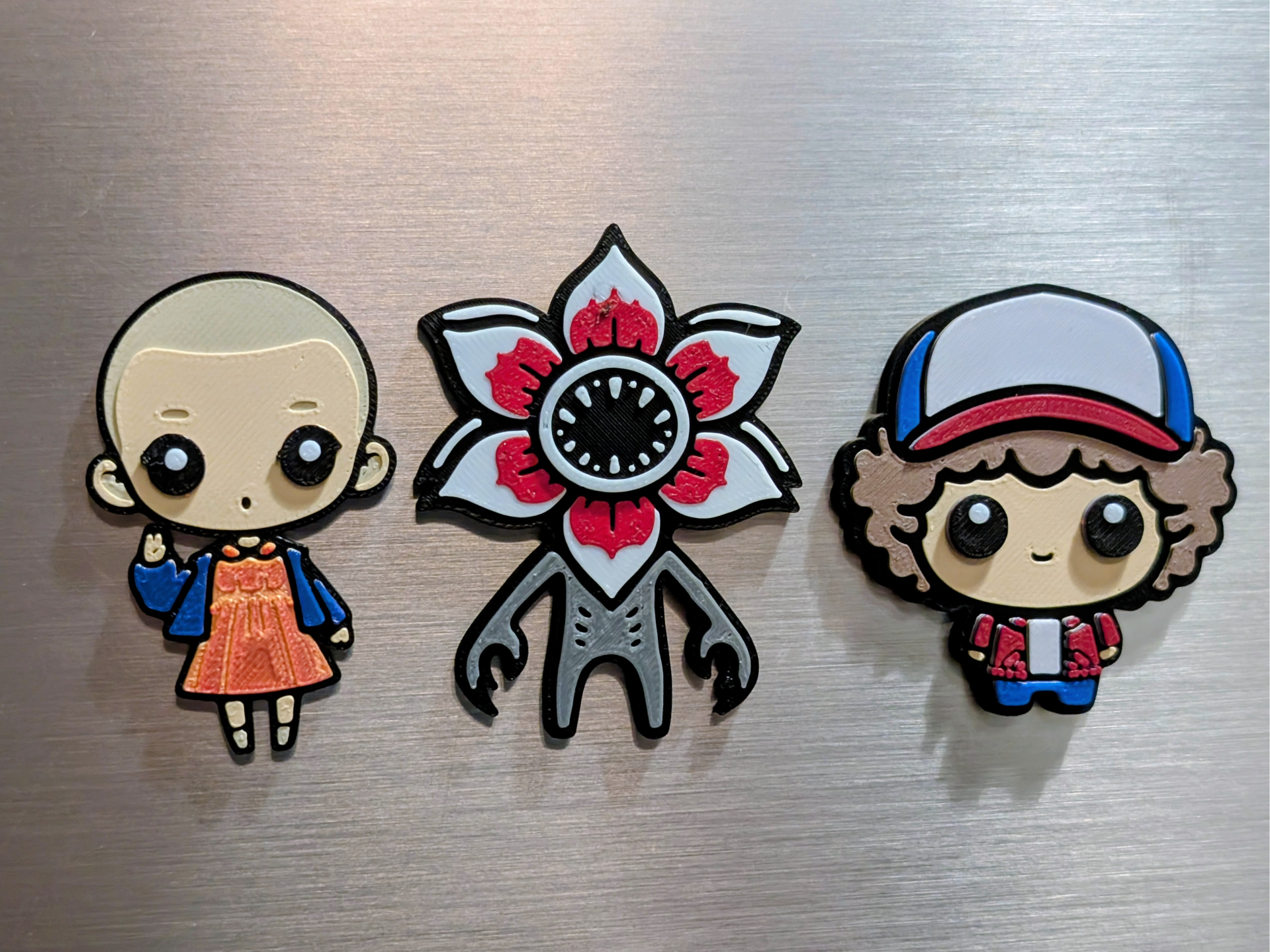 Cute Stranger Things Season 1 Magnets - Layered!