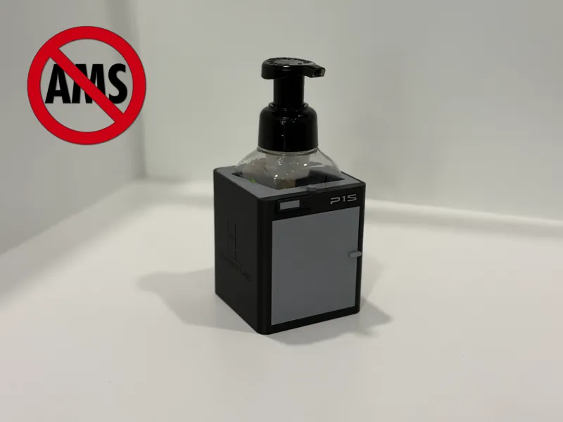 Bambu P1S Soap Holder (B&BW) - No AMS