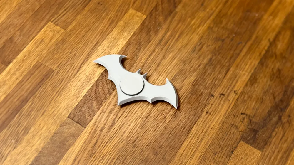 Batarang Fidget Spinner by FreRom MakerWorld: Download Free 3D Models