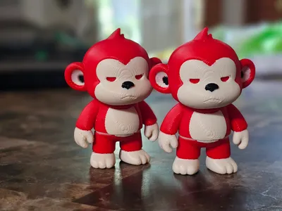 Cute Monkey - Flexi, fridge magnet and key chain