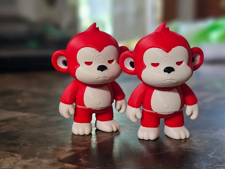 Cute Monkey - Flexi, fridge magnet and key chain