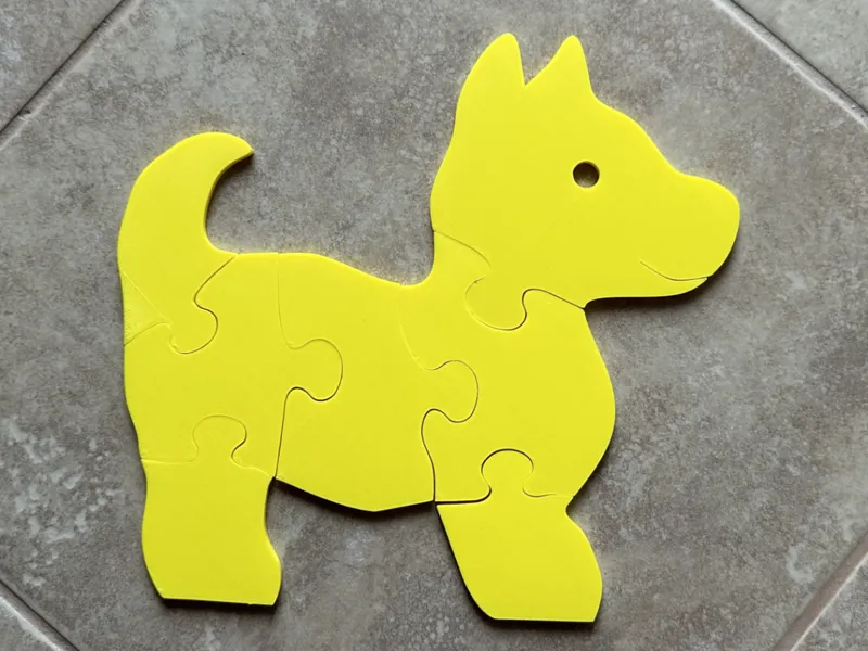 3D Dog Puzzle