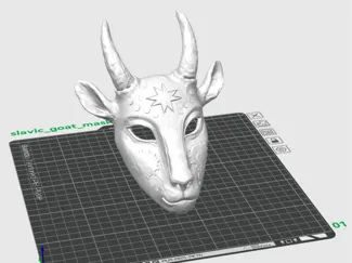 Slavic Folklore Goat Mask