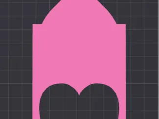 Heart Soap Scraper