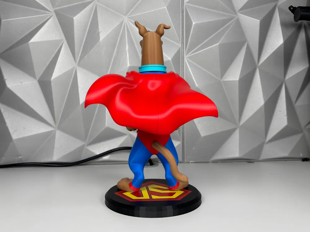 SuperDoo - Scooby x Superman - MULTIPART - Free 3D Print Model