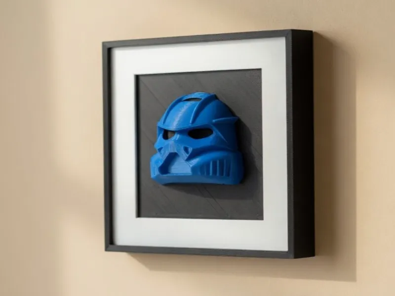Cornice Display Akaku Nuva – Maschera Bionicle