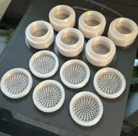6 pcs upscaled - PETG - 0.2mm layer, 2 walls, 10% infill