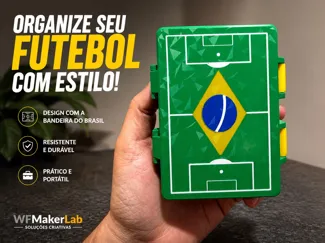 Caixa para figurinha da copa Brasil