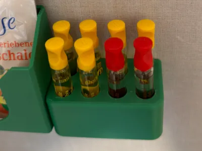 Aroma-Ampoule Adhesive-Mount Holder (8‑Slot)