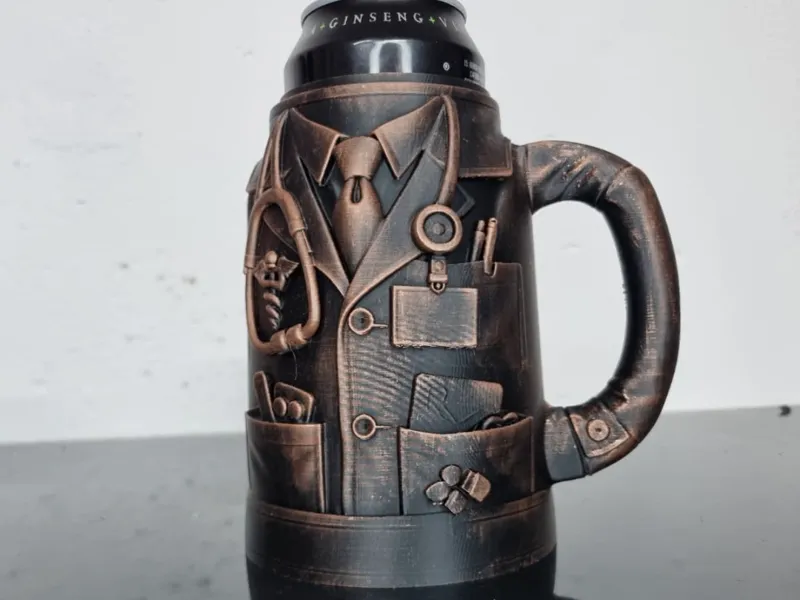 Porta-Latas Médico | Estilo Jaleco