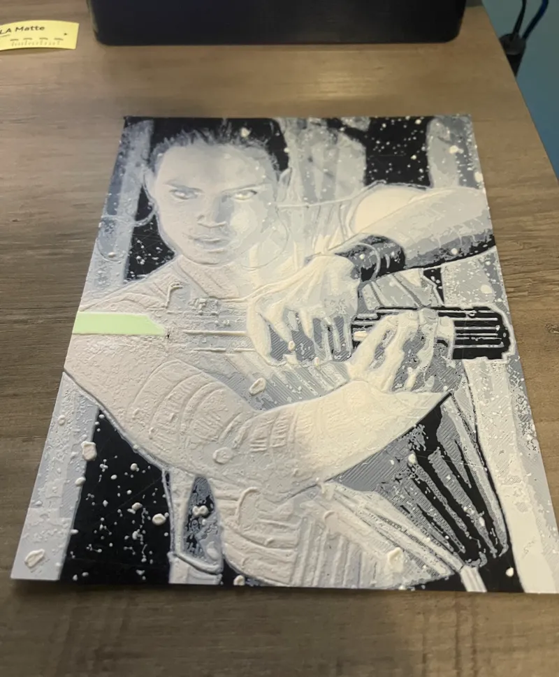 Rey lightsaber hueforge