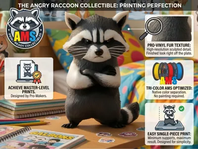 Grumpy Raccoon AMS 3 Colors