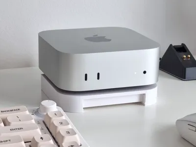 3Dプリント Apple Mac Mini M4スタンド＆オーガナイザー - 無料3D