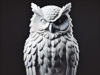 Owl statue