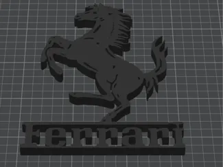 Wall art Ferrari
