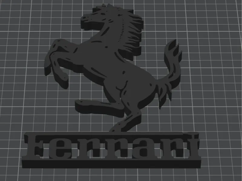 Wall art Ferrari