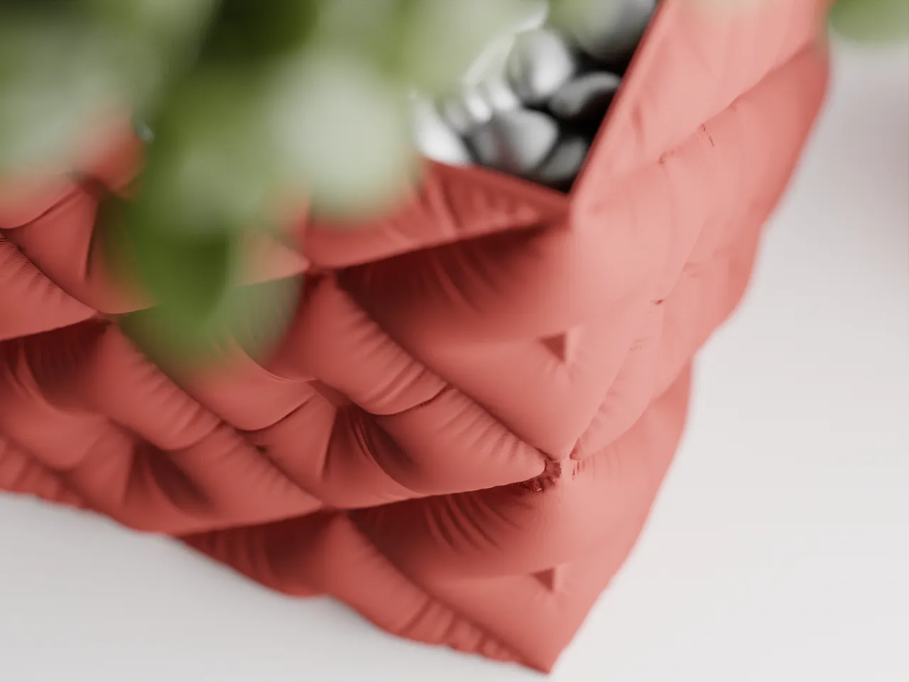 Inflated soft Cloth Planter Plant Pot Vase Series7 view 2