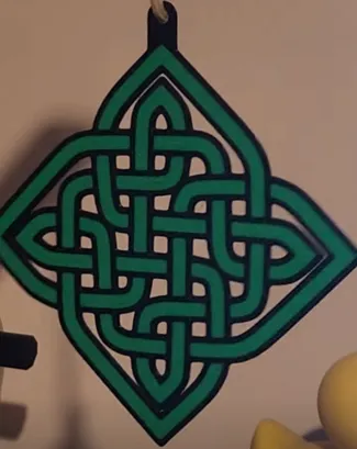 Celtic knotwork christmas decoration