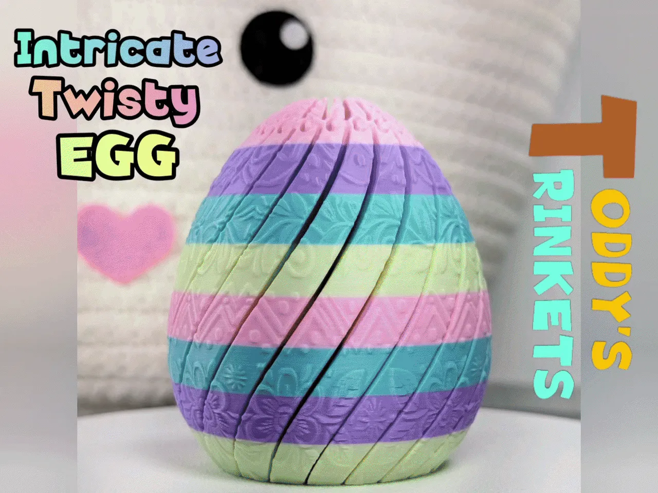 Embossed Twisty Dragon Egg (12 or 20 Slices) view 2