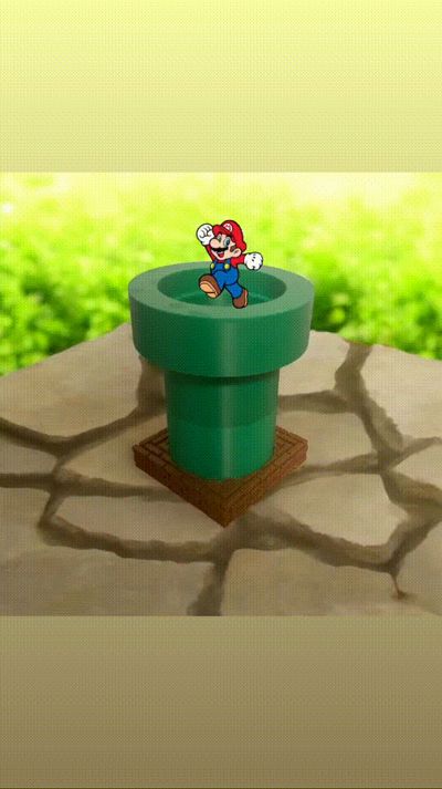 Mario Pipe (Pencil holder, toothbrush holder, ...)