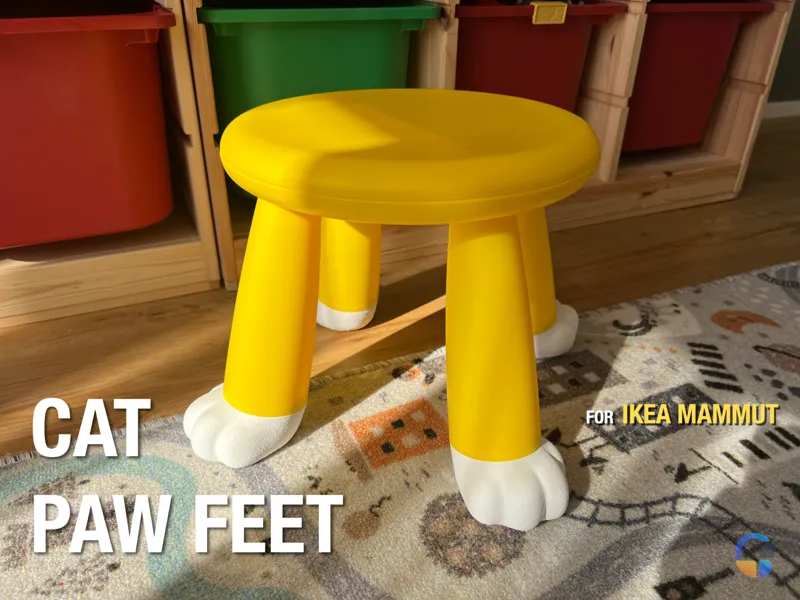 IKEA MAMMUT Cat Paw Feet