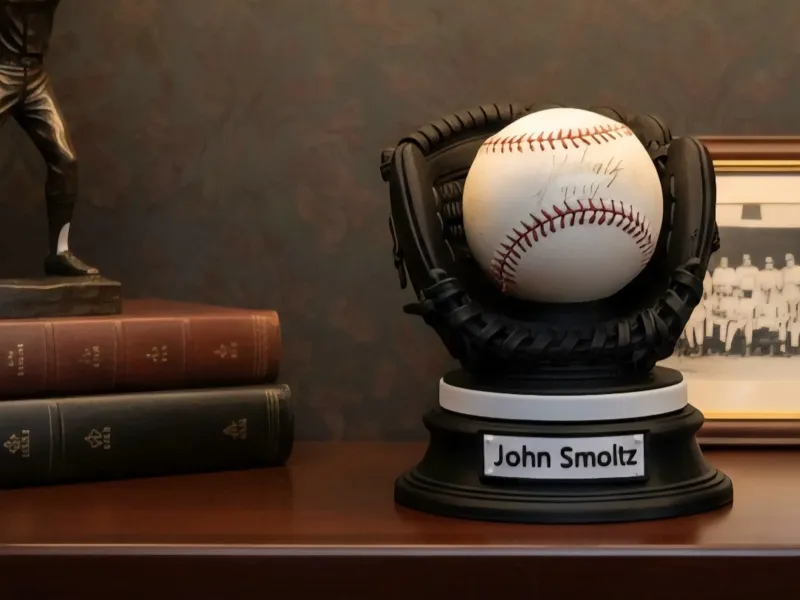 Customizable Baseball Display Stand
