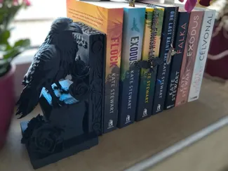Black Raven Bookend inspired by Ravenhood
