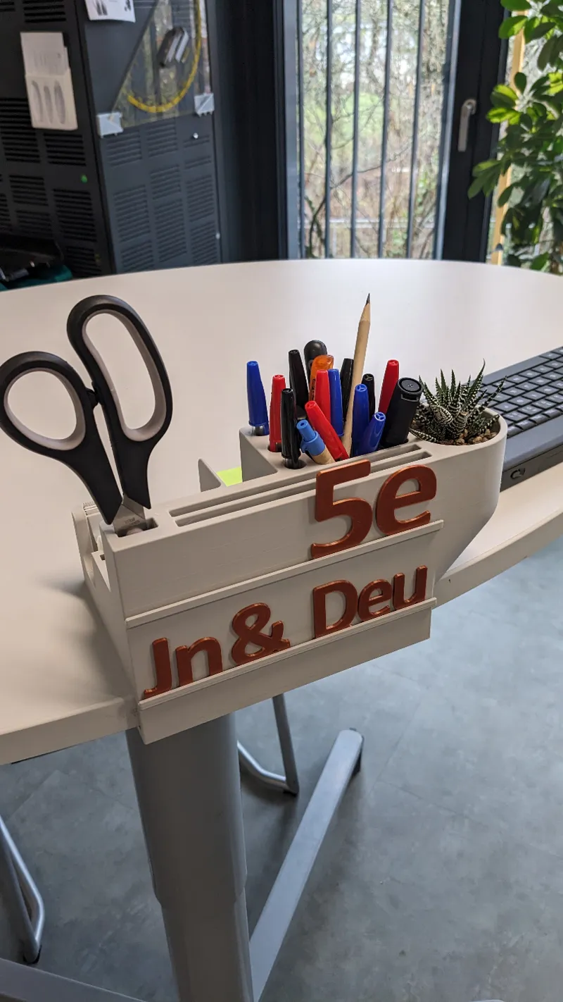 Desktop-Organizer for Teacher's Desk