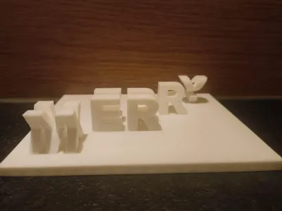MERRY XMAS Flip Text