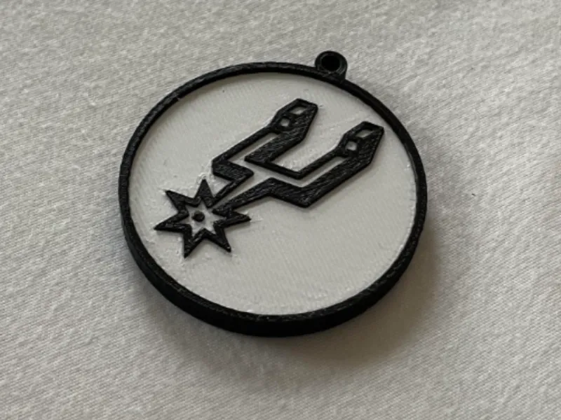 San Antonio Spurs keychain