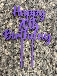 Décoration de gâteau 70 ans — photo 3